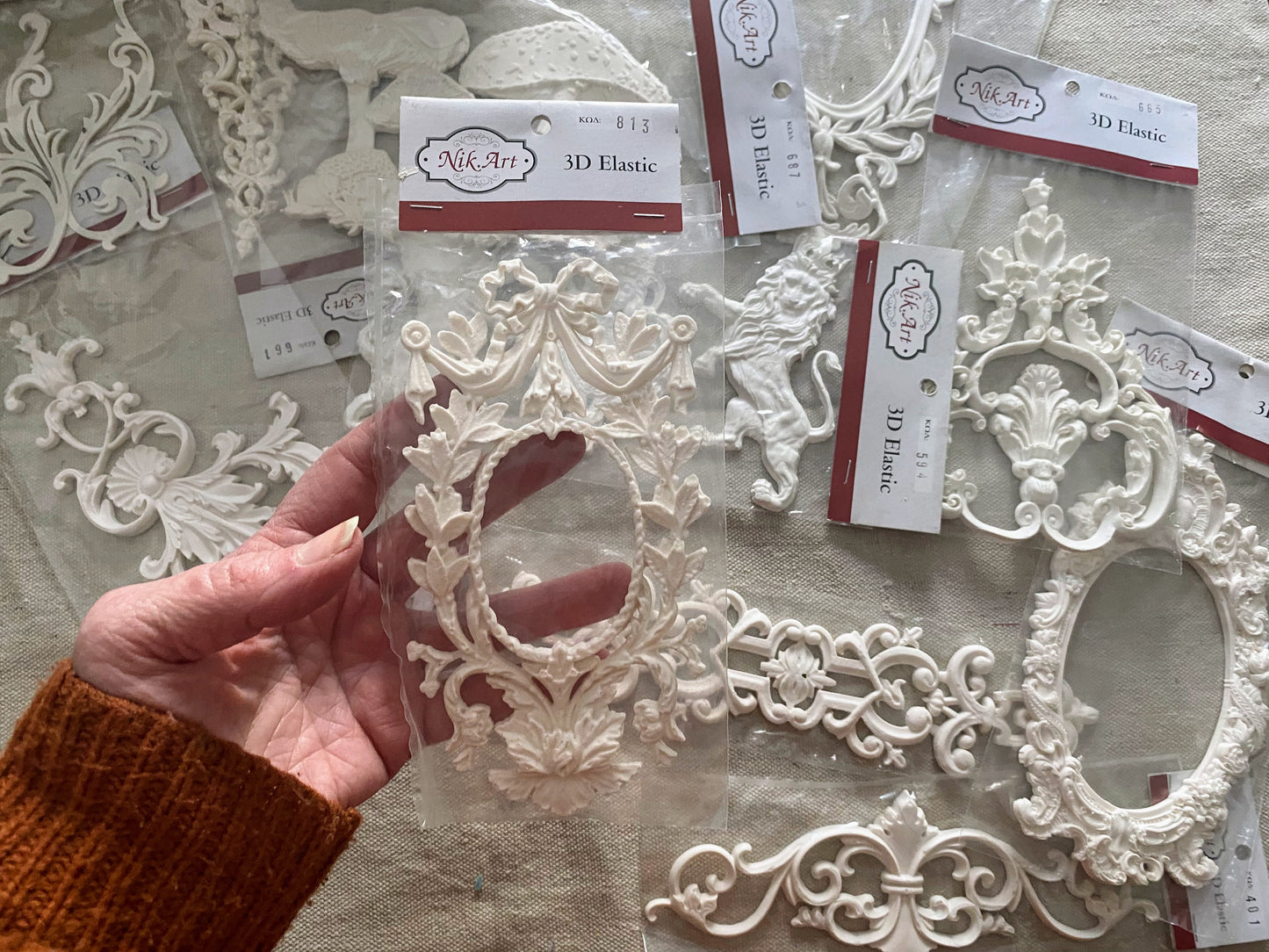 Nik·Art Embellishment Bundle No. 4— Extra Large Set | Rare European Decorative Castings (