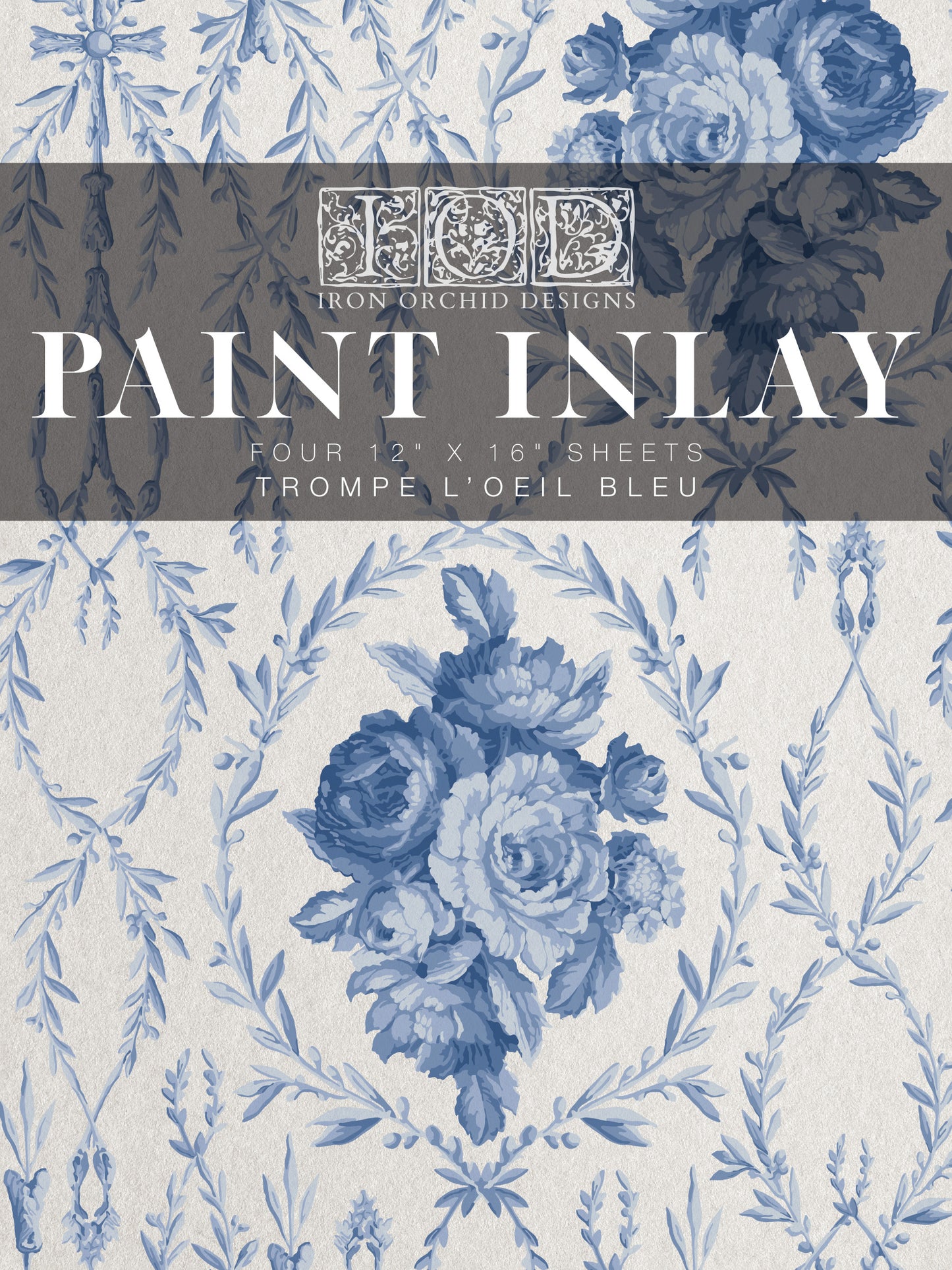 ** PRE - ORDER ** Tromp L' Oeil Blue Paint InLay by IOD - ***Pre-Order***