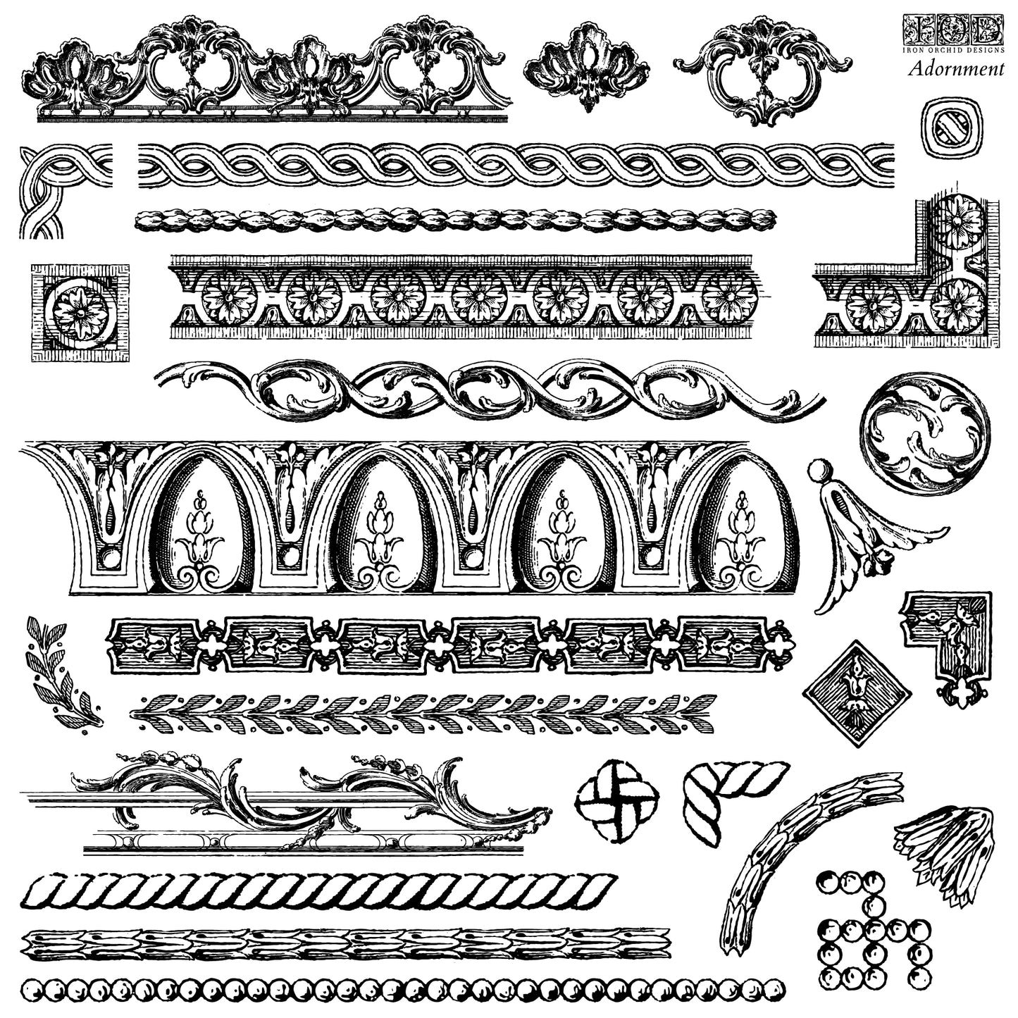 IOD - Adornment 12×12 IOD STAMP