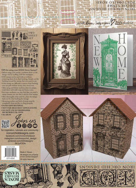 Portobello Road IOD 12 x 12 Decor Stamp