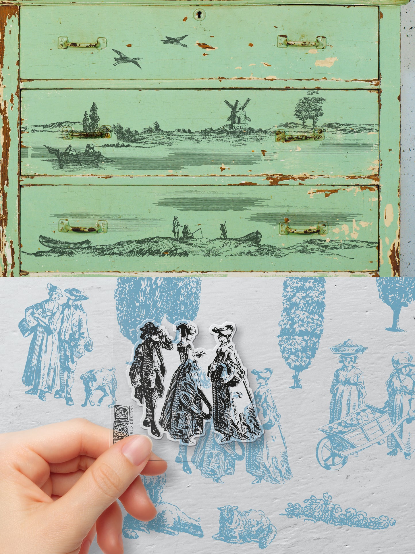 PRE-ORDER** IOD - Rural Scenes 12×12 IOD STAMP **PRE-ORDER**