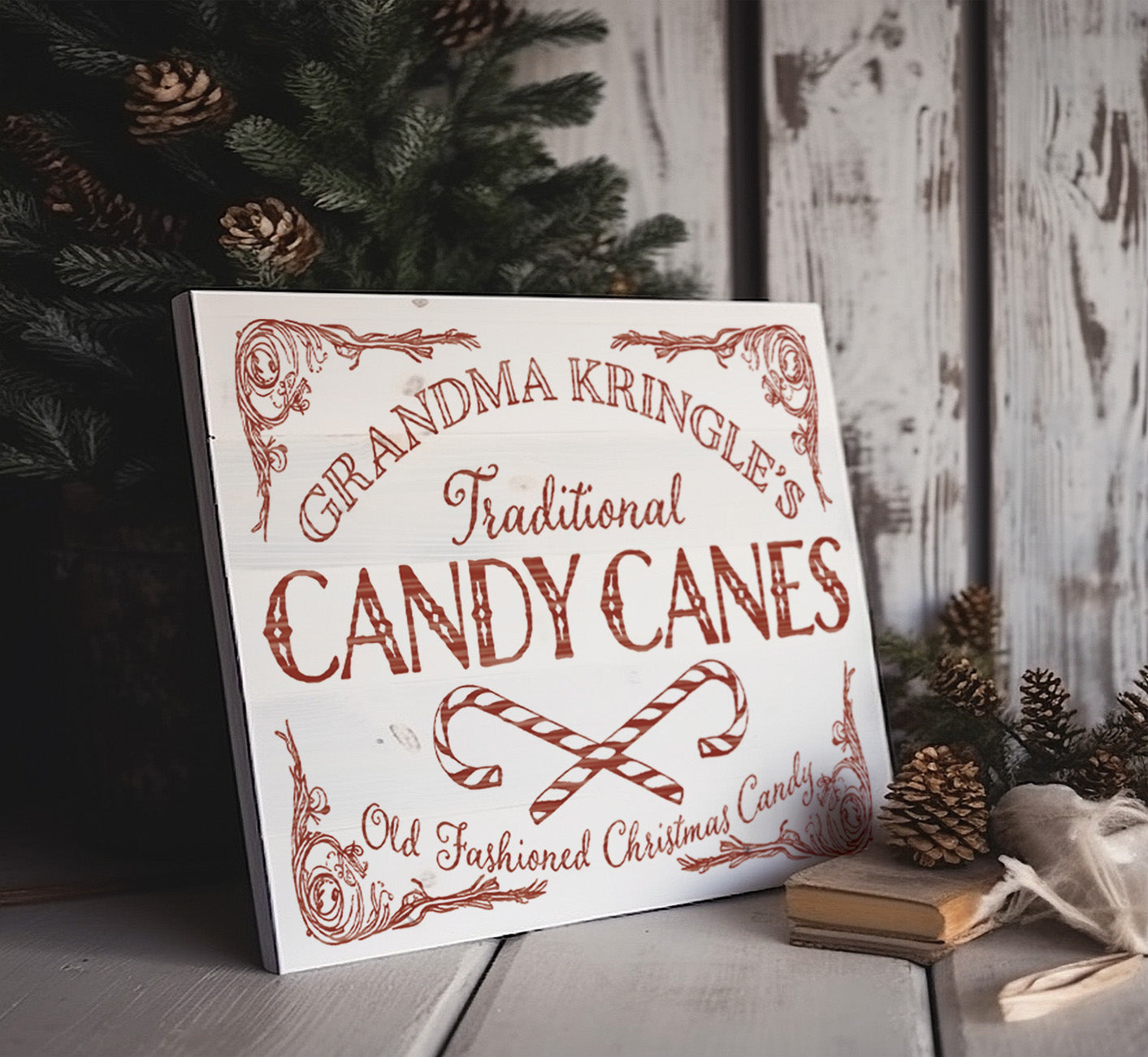 Candy Cane Cottage IOD - TRANSFER PAD