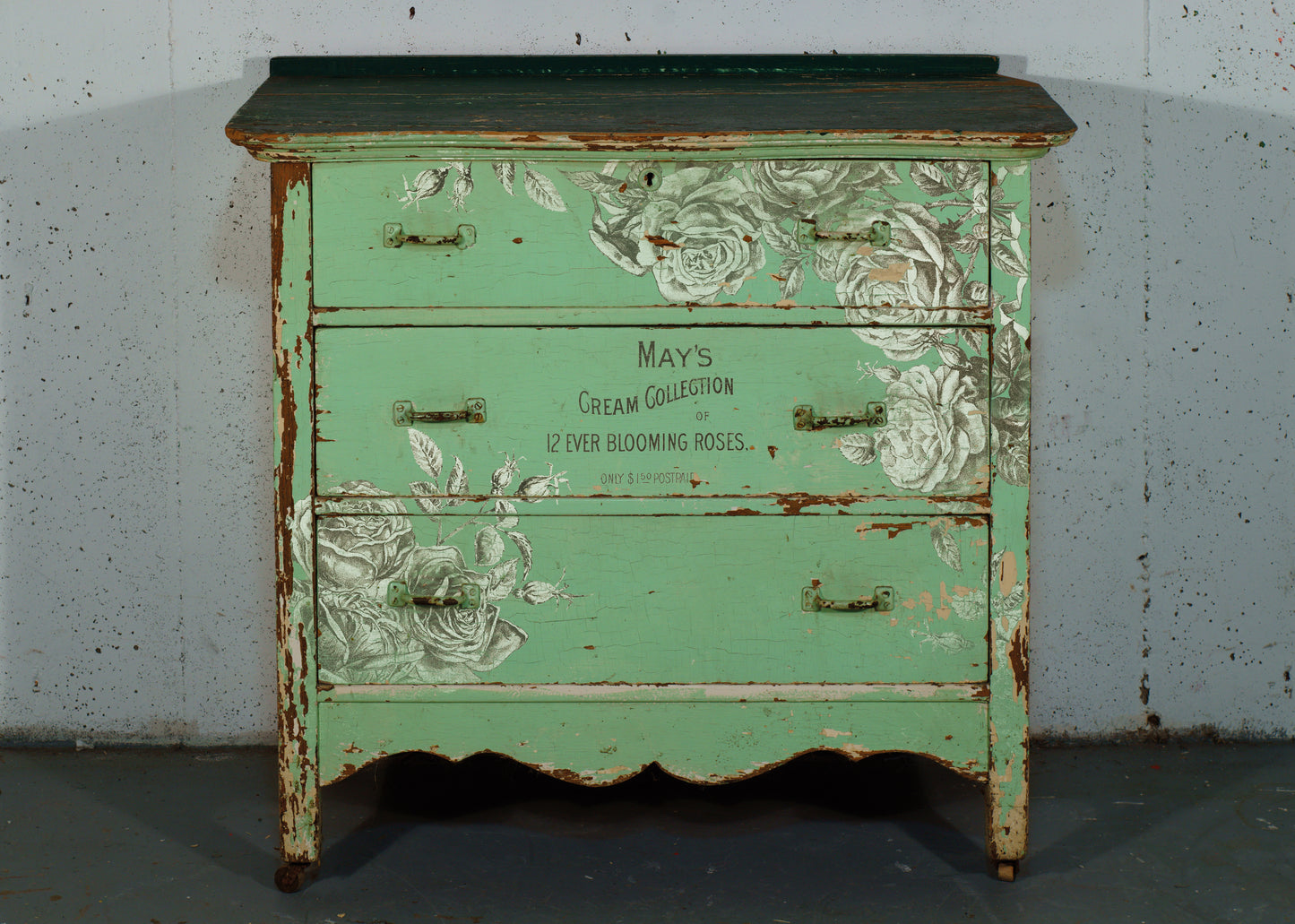 May's Roses IOD TRANSFER PAD