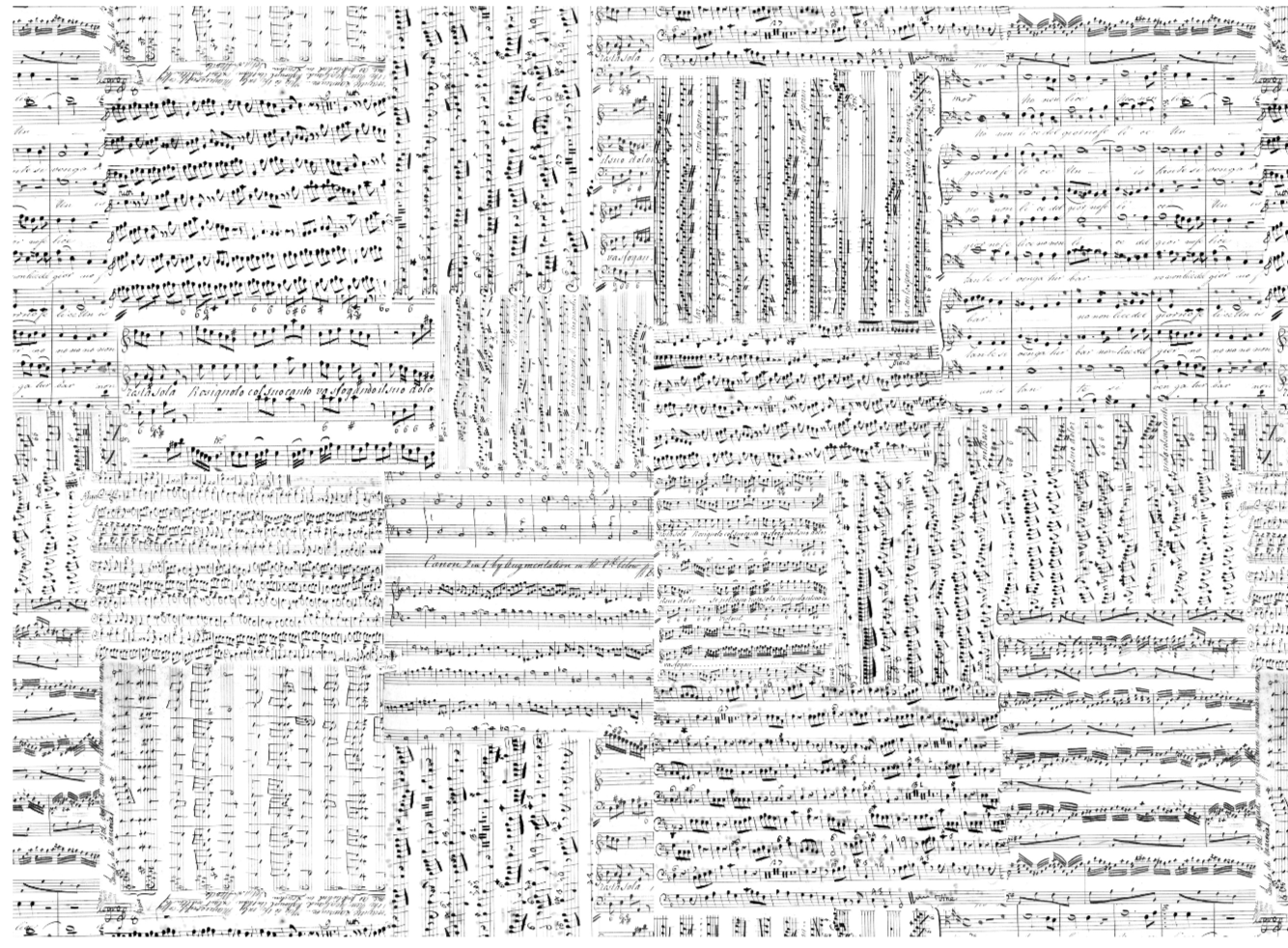 Music Notes- Decoupage Paper - Roycycled Treasure