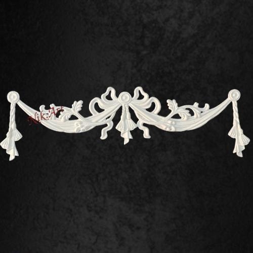 Nik-Art 3D Ornament white - #759