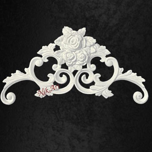 Nik-Art 3D Ornament white - #791