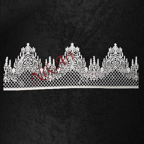 Nik-Art 3D Ornament white - #125