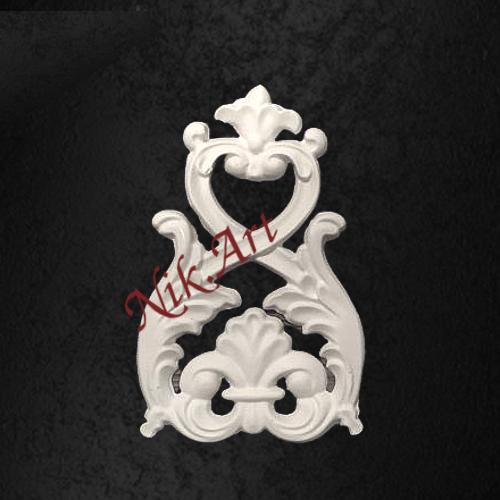 Nik-Art 3D Ornament white - #453