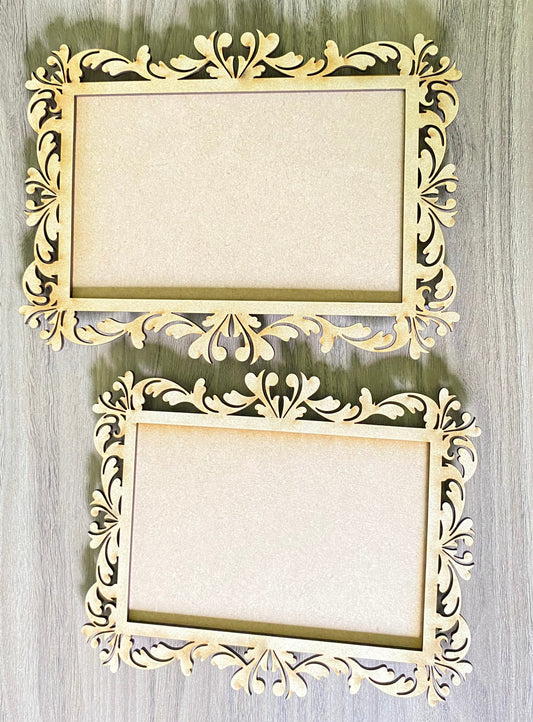 Ornate Rectangle Frame Set 1 ~ DIY Surface
