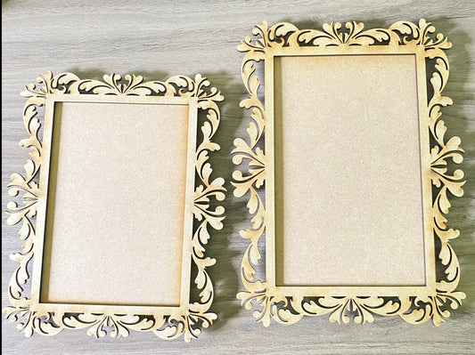 Ornate Rectangle Frame Set 1 ~ DIY Surface