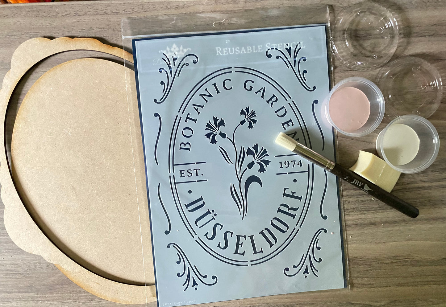 DIY Stencil Wall décor Craft Kit