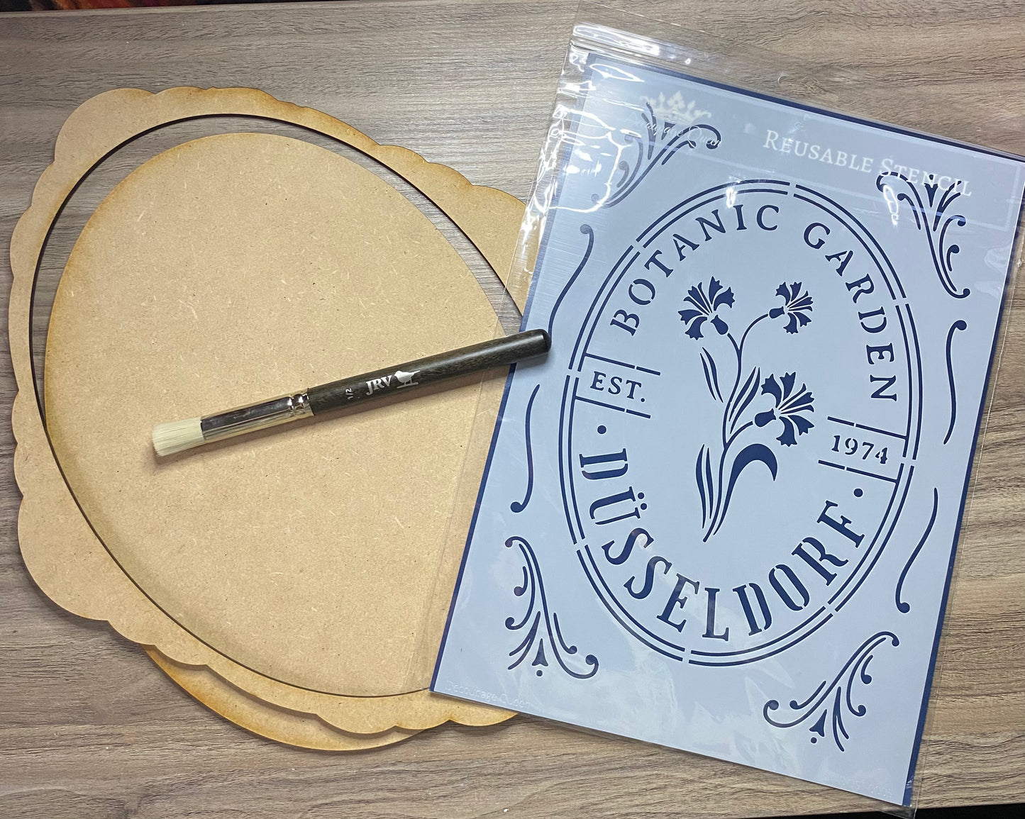 DIY Stencil Wall décor Craft Kit