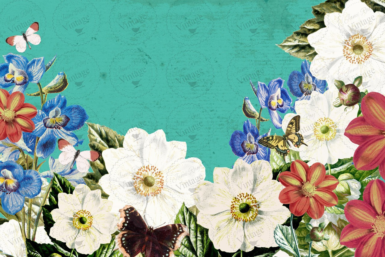 Le Printemps Decoupage Paper