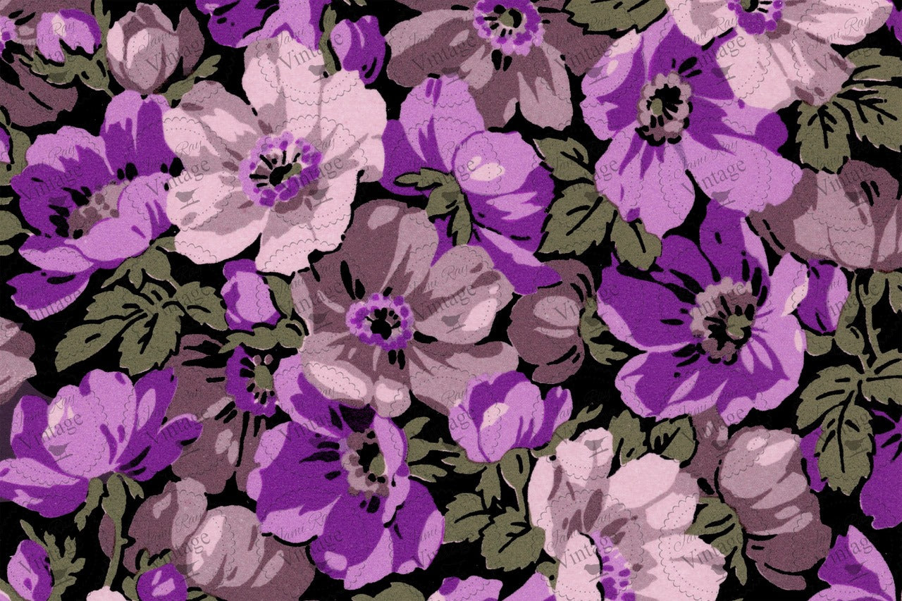 Purple Vintage Decoupage Paper