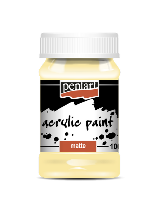 Acrylic Paint matte White Coffee