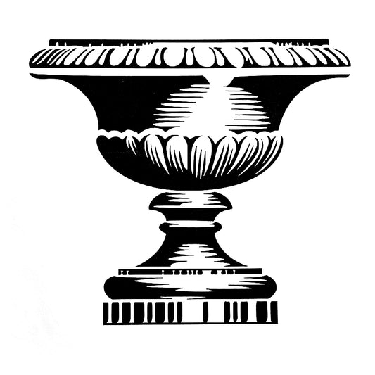 Roycycled Urn Stencil