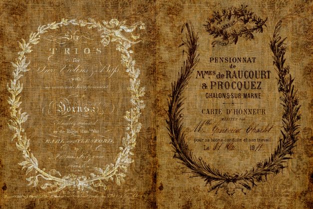 Ephemeral Burlap Decoupage Paper - Roycycled