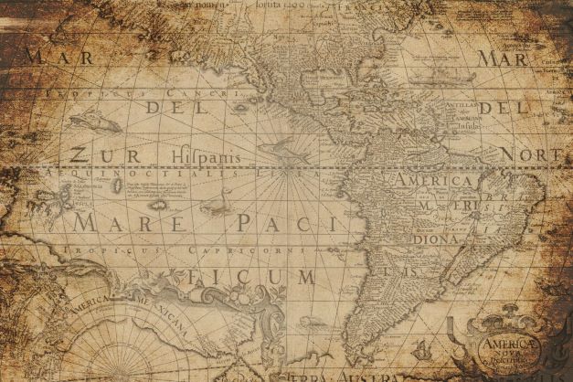 Map Decoupage Paper - Roycycled