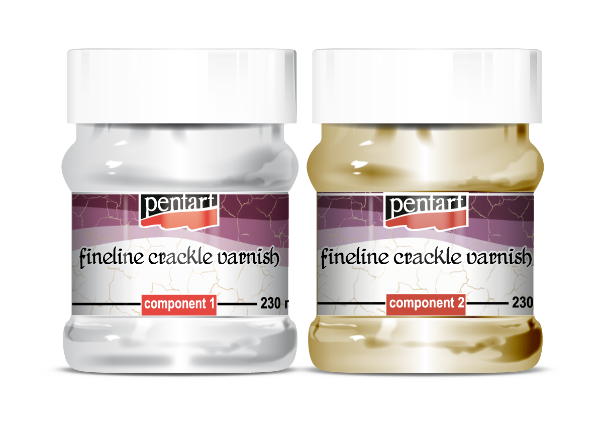Fine Line Crackle - 2 part 50ml Pentart