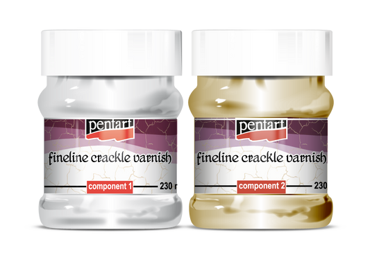 Fine Line Crackle - 2 part 230ml  Pentart