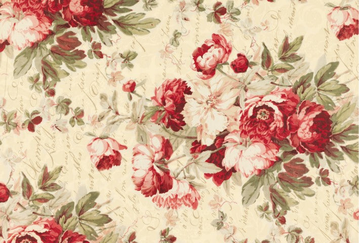 Vintage Wallpaper Decoupage Paper - Roycycled