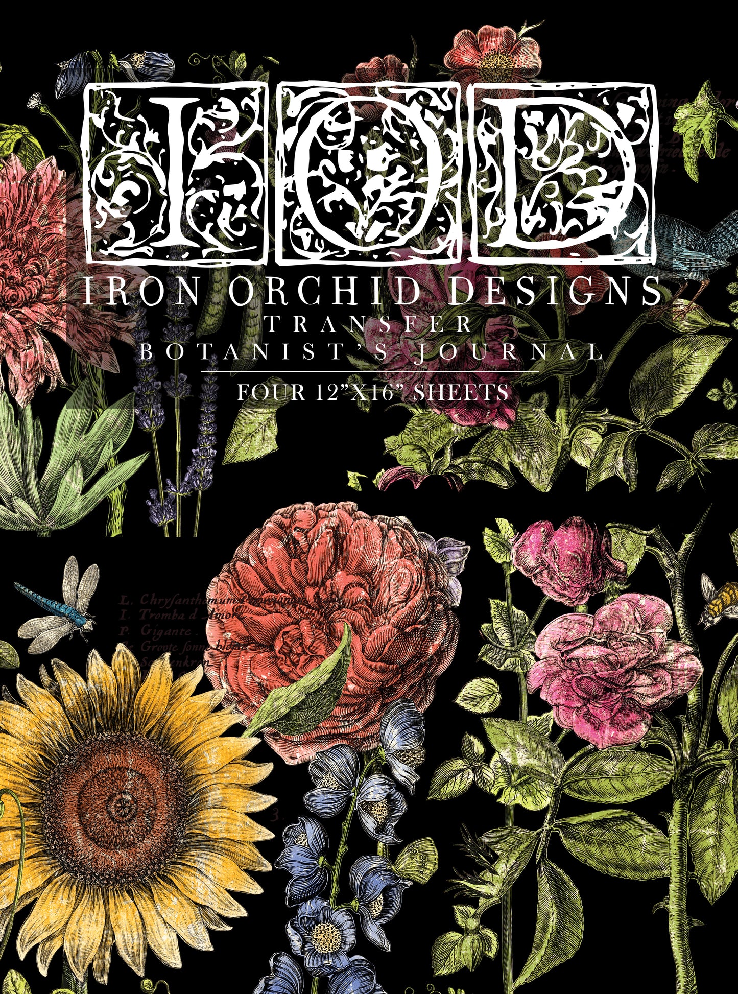 ** Pre - Order** IOD Botanist Journal Decor Transfer **PRE-ORDER**