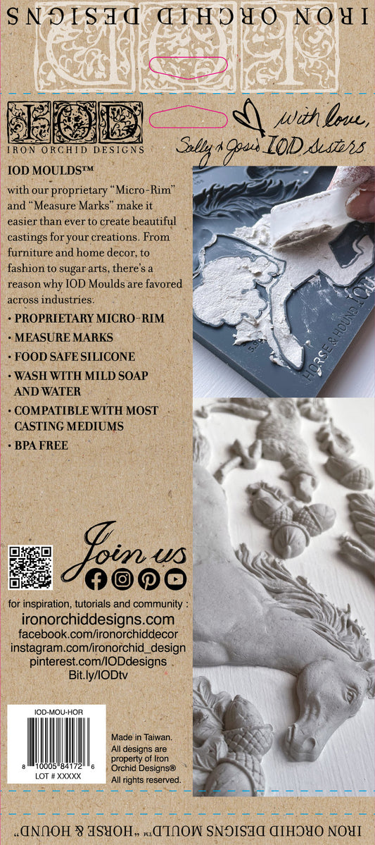 IOD -  Horse & Hound  Décor Mould