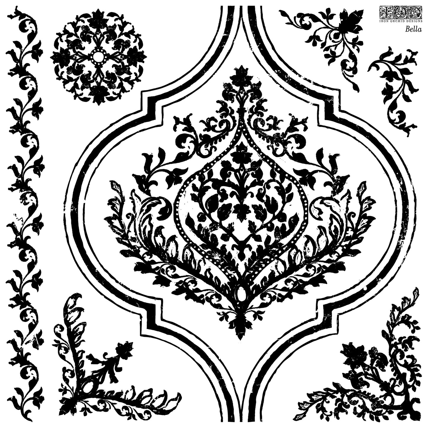 *PRE-ORDER* IOD Décor Stamp - Bella