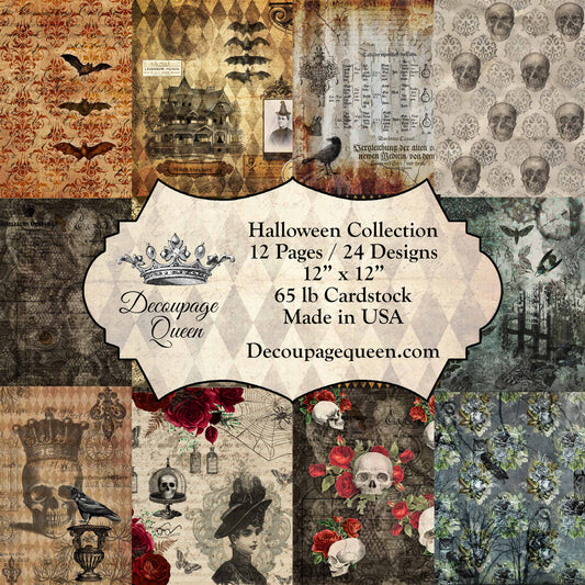 Halloween Collection Scrapbook Set - 12" x 12"