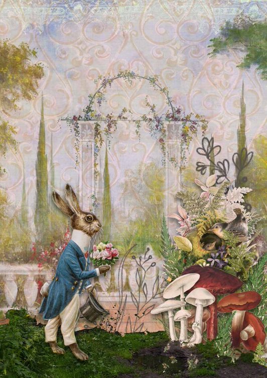 Gentlemen Bunny Rice Paper
