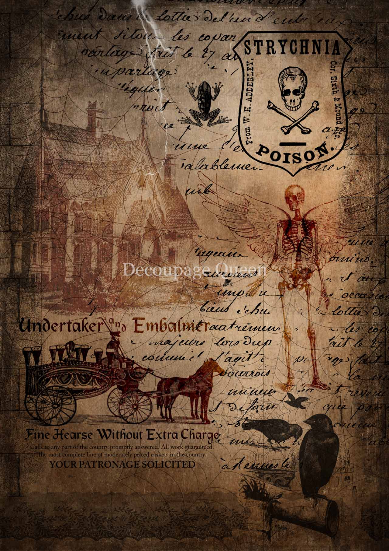 The Undertaker Rice Paper A3