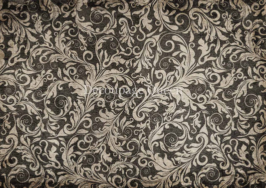 Neutral Flourishes Rice Paper A3