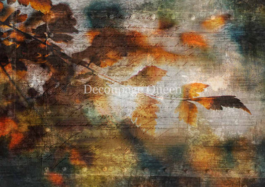 Autumn Leaves Rice Paper A4
