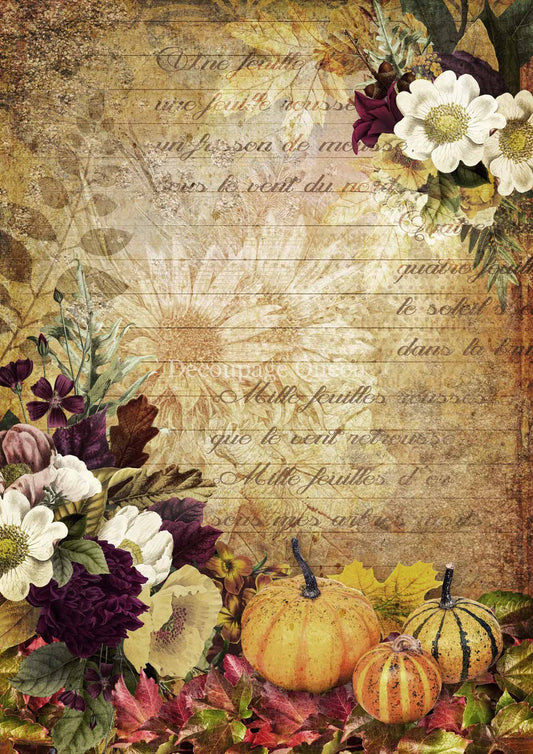 Autumn Message Rice Paper