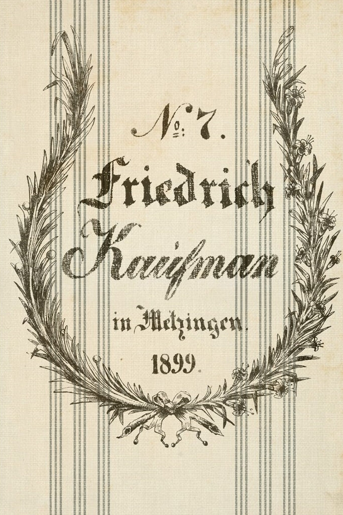 German Flour Sack Decoupage Paper - Roycycled