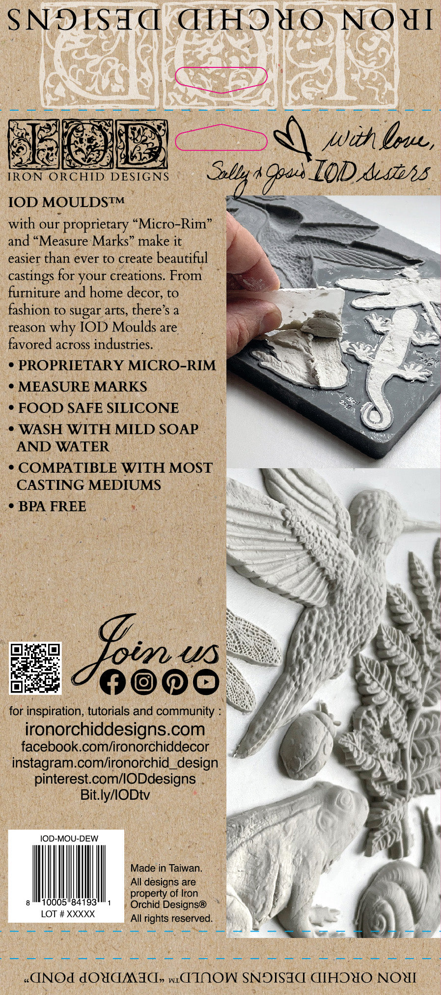 IOD - Dewdrop Pond Décor Mould
