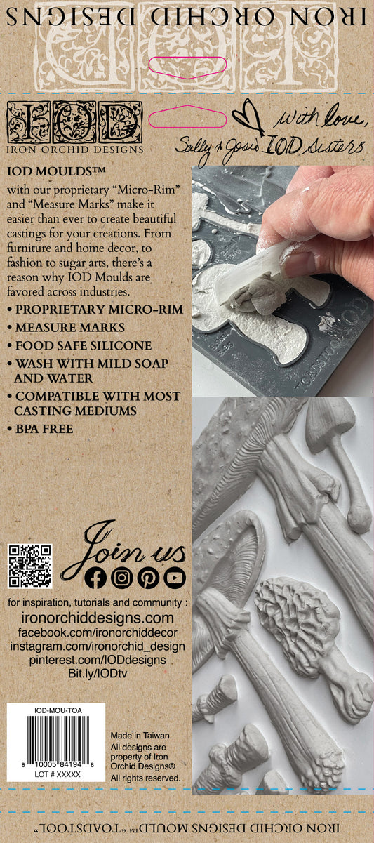 IOD -  Toadstool Décor Mould