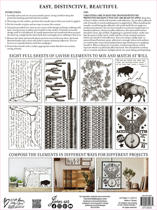 Desperado IOD - TRANSFER 12×16 PAD