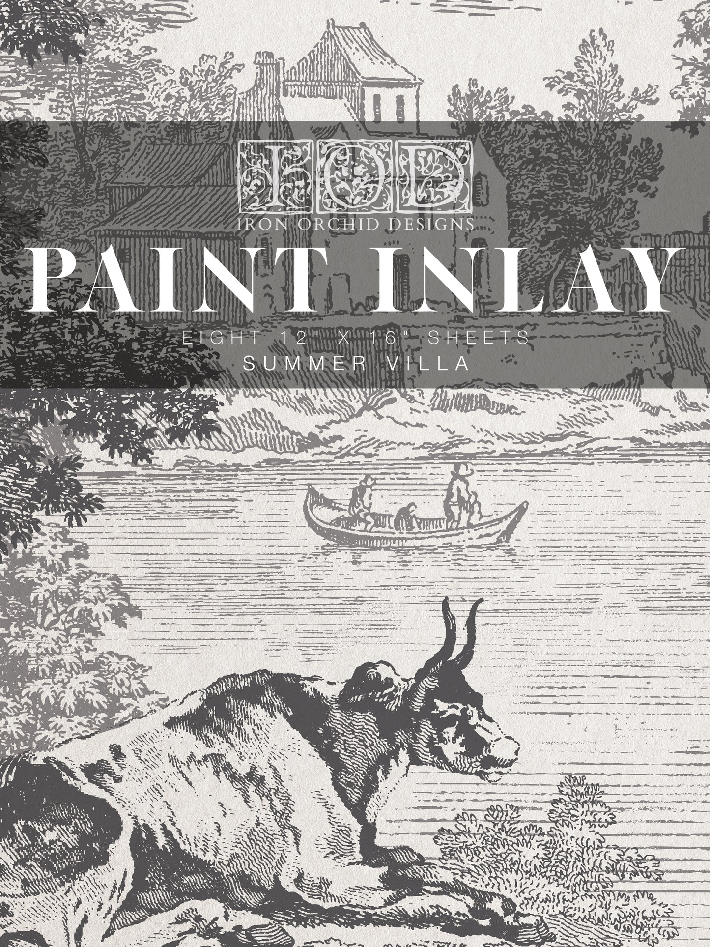 ** PRE - ORDER ** Summer Villa Paint InLay by IOD - ***Pre-Order***