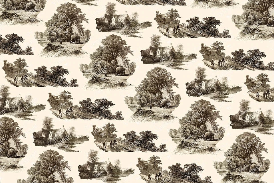 Industrial Toile JRV decoupage Paper