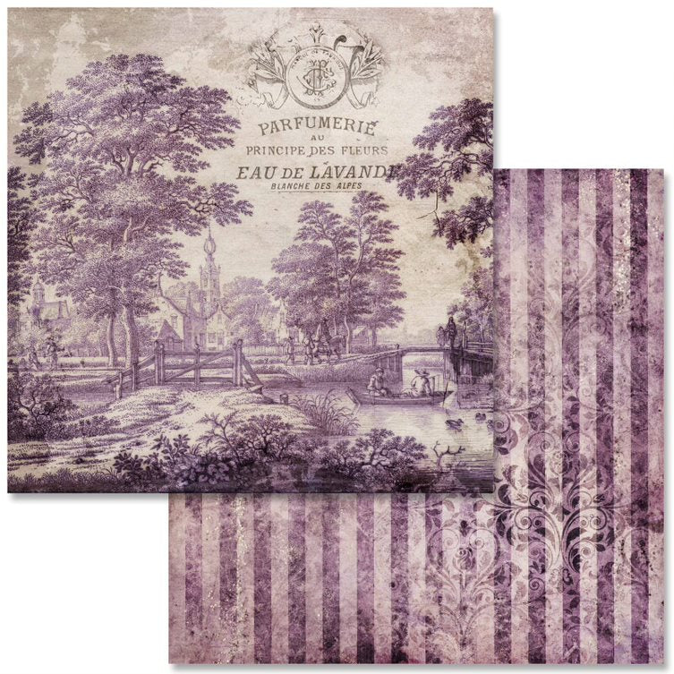 Vintage Lavender Collection Scrapbook Paper Pack