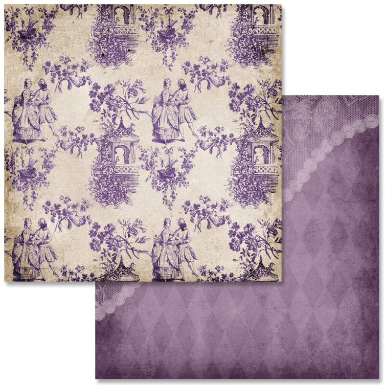 Vintage Lavender Collection Scrapbook Paper Pack