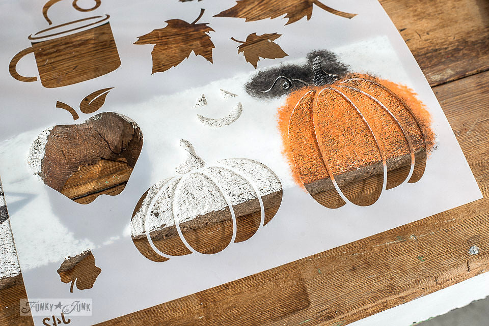Fall Stencil - Funky Junk Stencil