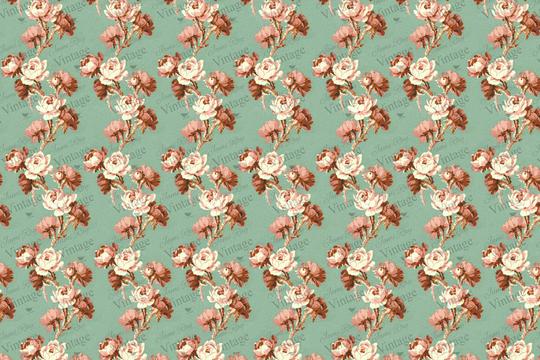 Cottage Floral JRV decoupage Paper