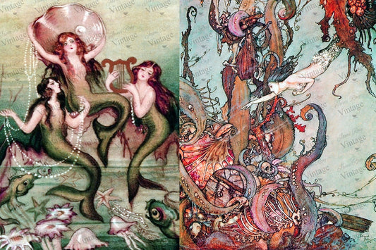 JRV Vintage Mermaid