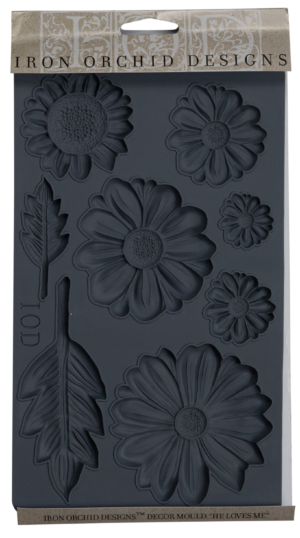 IOD -  He Loves Me Decor Moulds