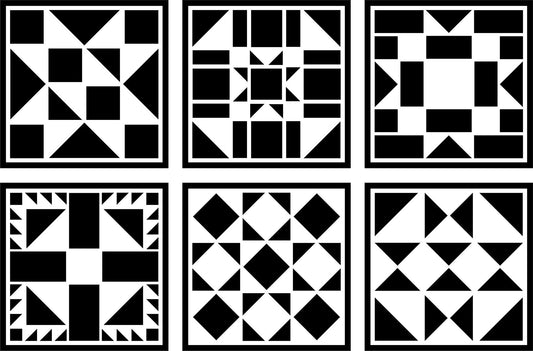 Barn Quilt Mini Set Stencil