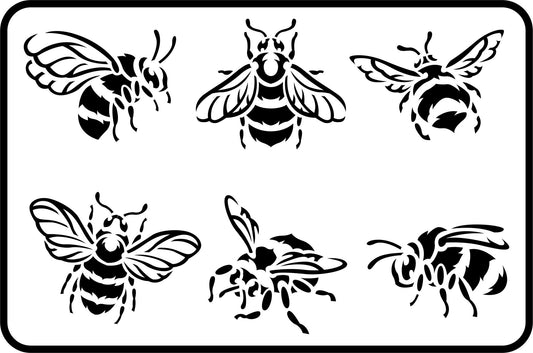 Bees Stencil