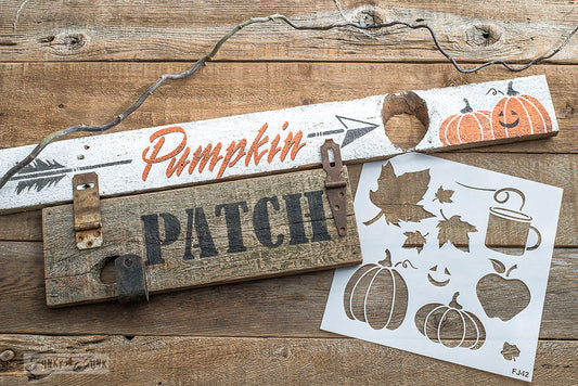 Fall Stencil - Funky Junk Stencil