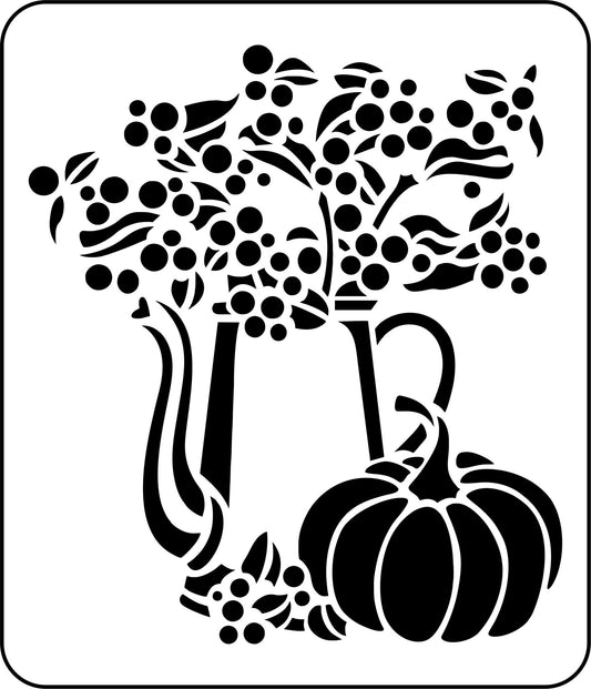 Watering Can Pumpkin Stencil- JRV